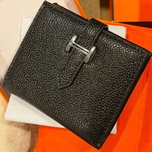 Black Leather Wallet